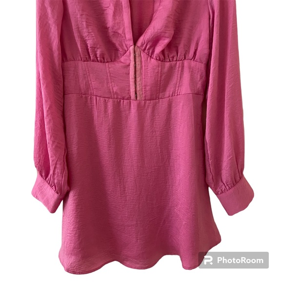 Nectar Women”s  On Display Corseted Pink Tunic Dress - Picture 5 of 13